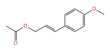 (E)-4-methoxycinnamyl acetate